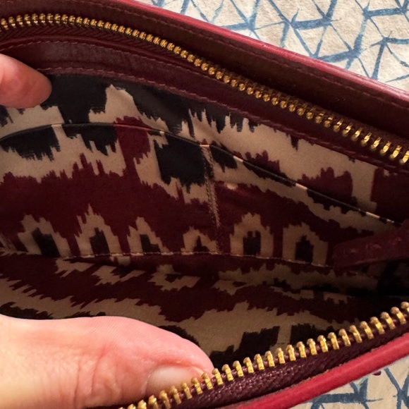 Mehry Mu Burgundy Leather Clutch - Picture 4 of 5